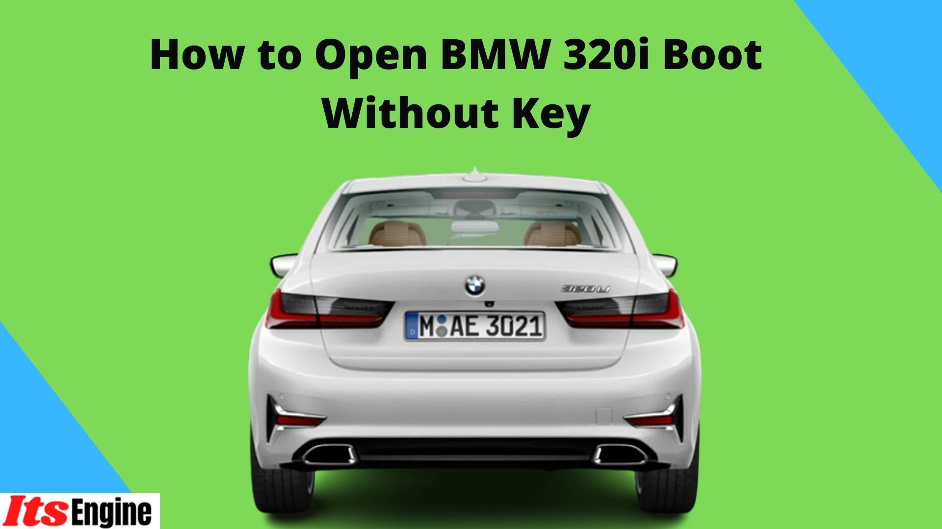 How to Open BMW 320i Boot Without Key