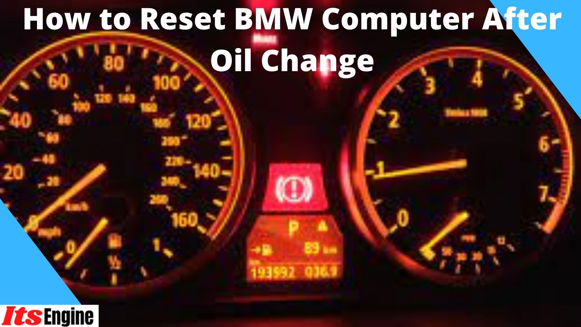 How to Reset BMW Computer After Oil Change